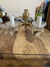 Brass Wall Sconce Candelabra