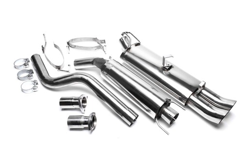 Exhaust system 2x76mm - exhaust, dtm