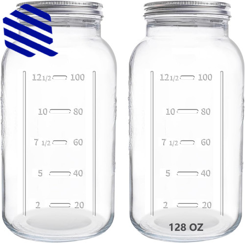 128 mason jars extra - mason, wide