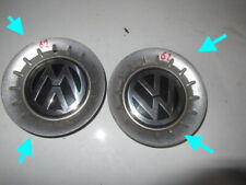 VW GOLF POLO SILVER CENTRE WHEEL Hub Cap ORIGINAL GENUINE 55k miles MK4 PERFECT