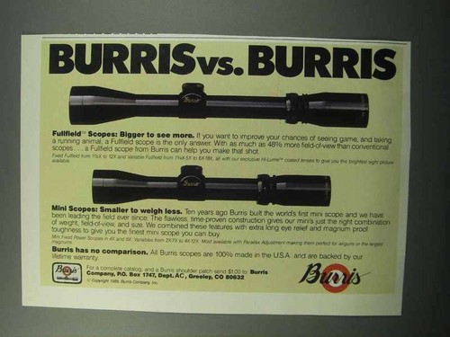 1988 burris fullfield and mini - burris,
