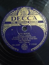 1954 DAVID WHITFIELD 10" 78 -