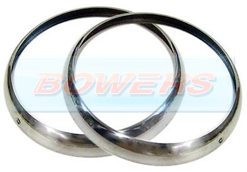 Stainless steel headlight - 2, 7"