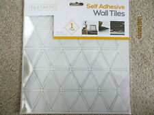 4 PACKS MOSAIC CLEVER TILES TILETASTIC SELF ADHESIVE WALL TILES