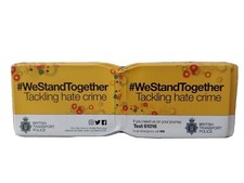 2 POCKET BRITISH TRANSPORT POLICE RAILWAY SEASON TICKET / BUS PASS WALLET 