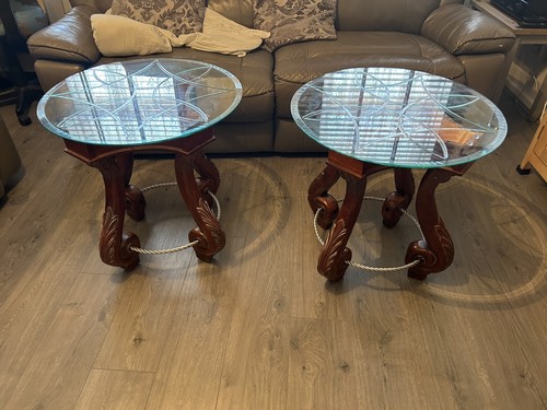 Bespoke glass coffee side - glass,