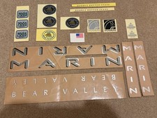 Original Marin Bikes Decals