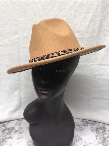 Women fedora hat leopard - fedora,