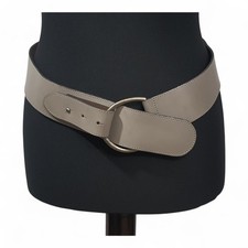 Wide Genuine Leather V-Shaped