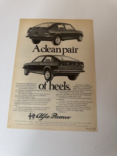 Original 1980 alfa romeo - 1980,