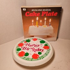 Vintage Revolving Musical Cake
