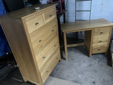 Oak Drawers Desk Oak Tall Boy