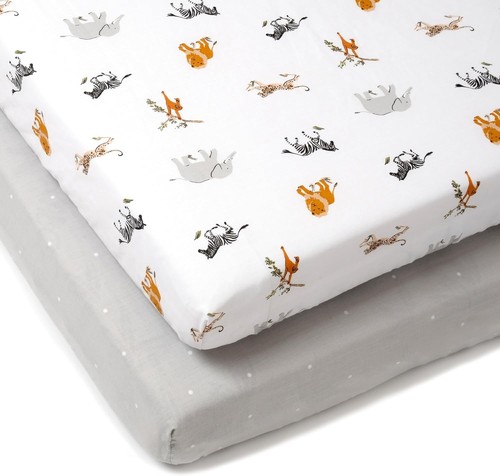 Cot bed sheets - sheets, jungle