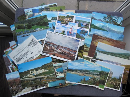 Postcards argyllshire - postcards, of