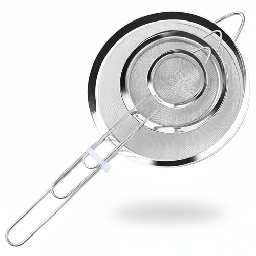 Stainless steel mesh strainer - stainless,