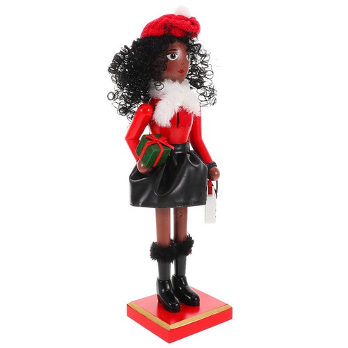 Wood nutcracker women - wood,