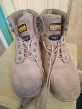 DEWALT Mason steel toecap boots UK size 8