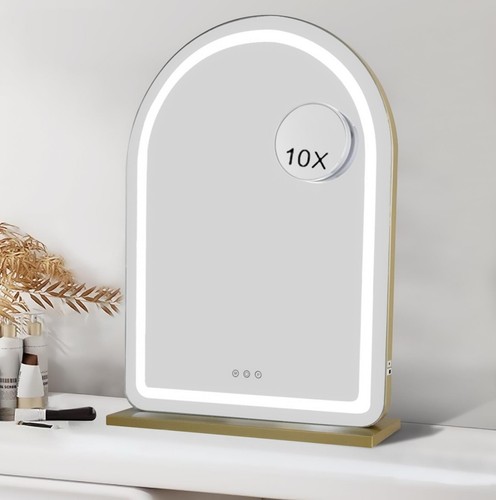 Gold led arched - arched, vanity