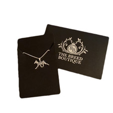 BASENJI DOG PENDANT WITH 18"