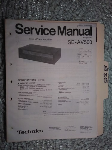 Technics panasonic av500 - technics,