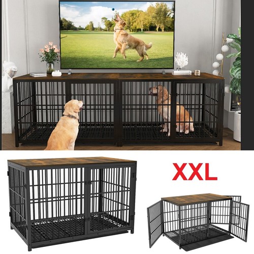 Xxl dog crate wooden - 44",