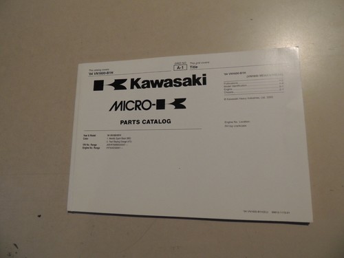 Parts catalog list kawasaki - catalog,