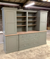 HANDMADE LARGE PAINTED KITCHEN DRESSER DISPLAY UNIT.  MADE TO ORDER.