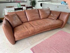 Natuzzi leather sofa and
