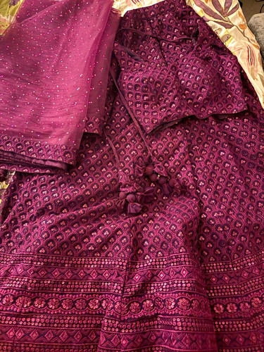 Women purple embroidered - purple,