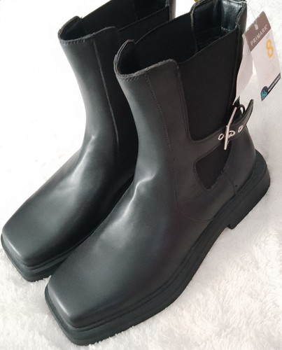 Primark black boots - boots, size