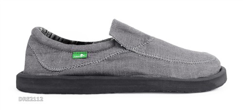 Sanuk chiba stitched grey - stitched,