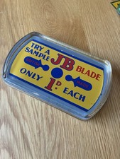 Vintage Glass Shop Counter Display Advertising Sample/Change Tray