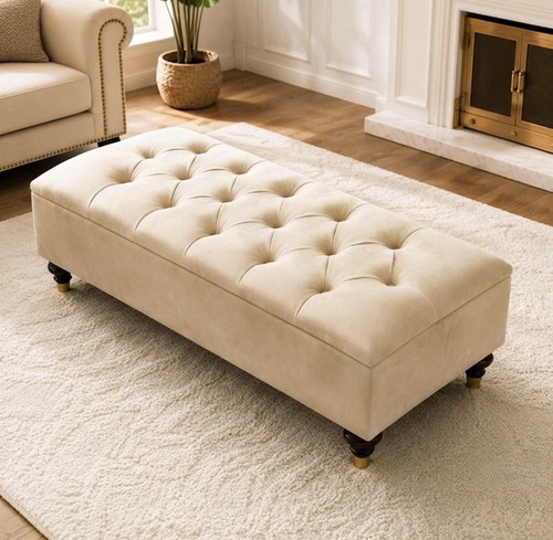 Chesterfield storage ottoman - chesterfield,
