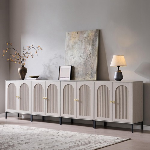 123 fluted arched buffet - fluted,