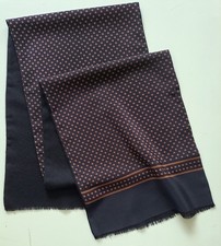Vintage men fringed silk - ,