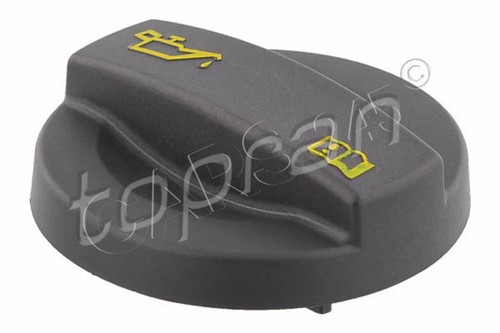 Black plastic oil filling port - plastic,