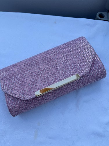 Pink clutch bag with - clutch,