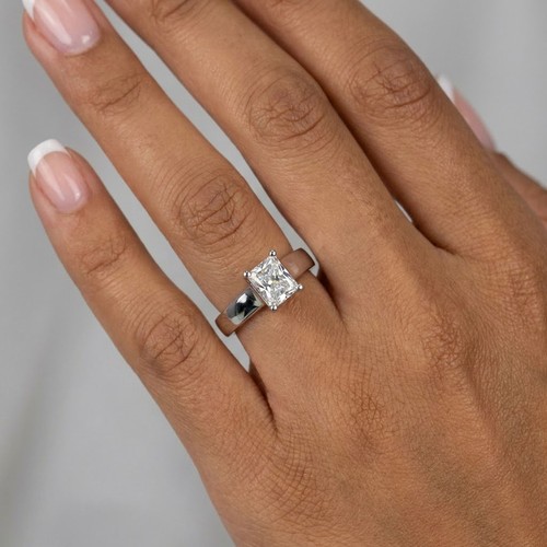 Solitaire engagement ring - solitaire, 14k
