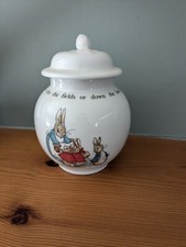 Peter Rabbit Wedgwood wedgewood Beatrix Potter Lidded Ceramic pot