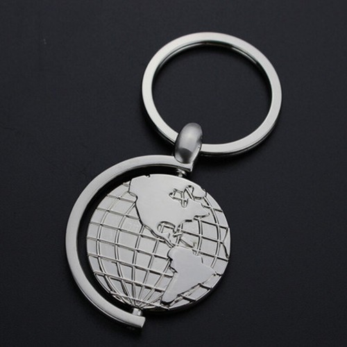Rotating planet earth - planet, silver