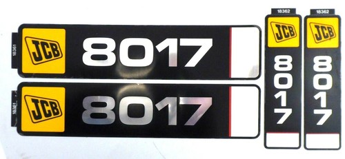 Jcb 8017 decal - jcb, set