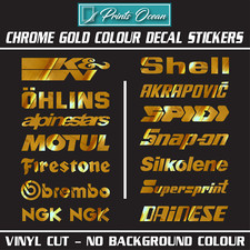 Motorcycle Sponsor Stickers