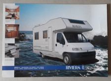 Fiat Ducato Ci Riviera Campervan Brochure / Leaflet c.1995