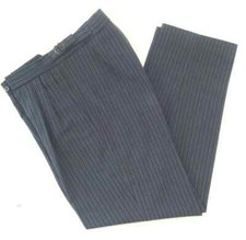MENS & BOYS NAVY BLUE PINSTRIPED MASONIC FORMAL TROUSERS WEDDING/MORNING WEAR