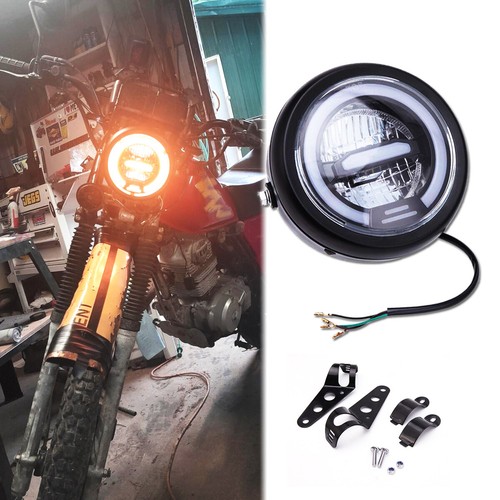 Led round headlight - led, hi/lo