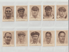 Dudgeon & Arnell's Patrol Tobacco Cards 1934 Australian Test Team- Rare Full Set