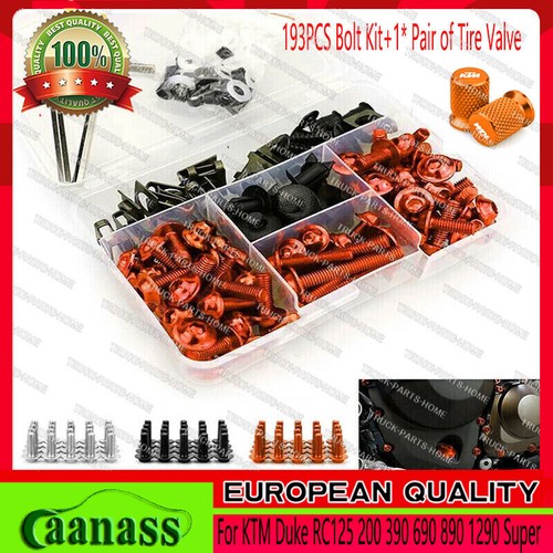 Fairing bodywork screws kit - fairing,