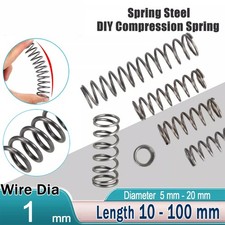Compression Spring Steel 1 mm Wire Diameter Pressure Small Springs / Coil Spring