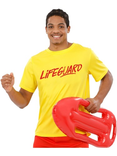Yellow beach lifeguard shirt - yellow,