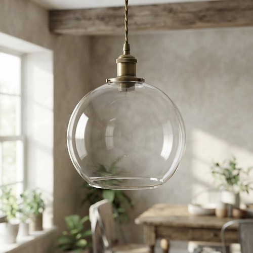 91in clear globe lamp - clear,